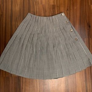 Gingham Skater Skirt